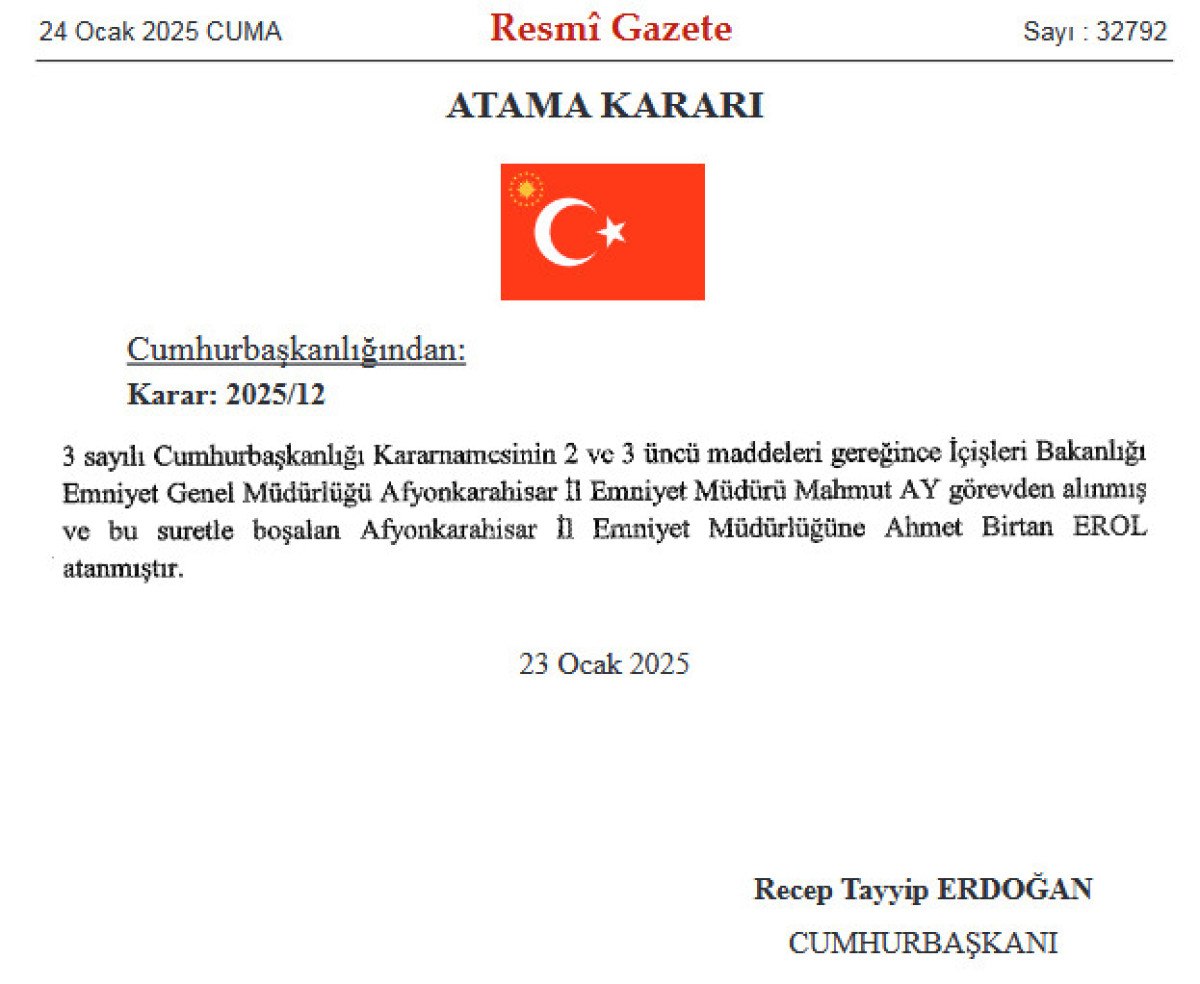 afyonkarahisar emniyet mudurlugune ahmet birtan erol atandi 0 q8Dym8bU