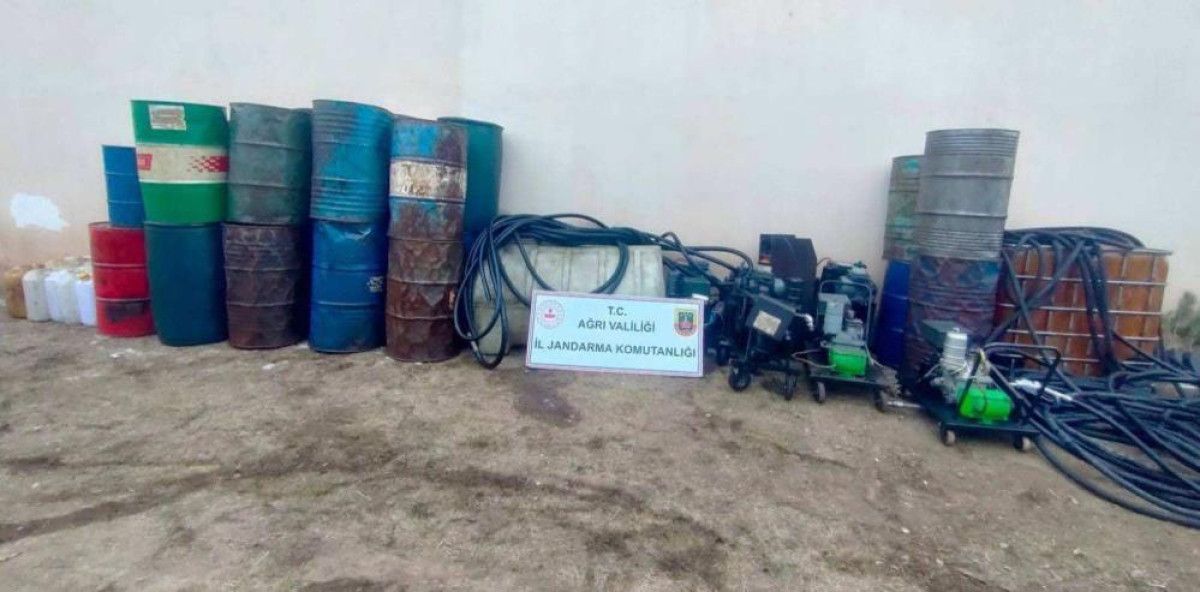 agrida 2 tondan fazla kacak akaryakit ele gecirildi 0