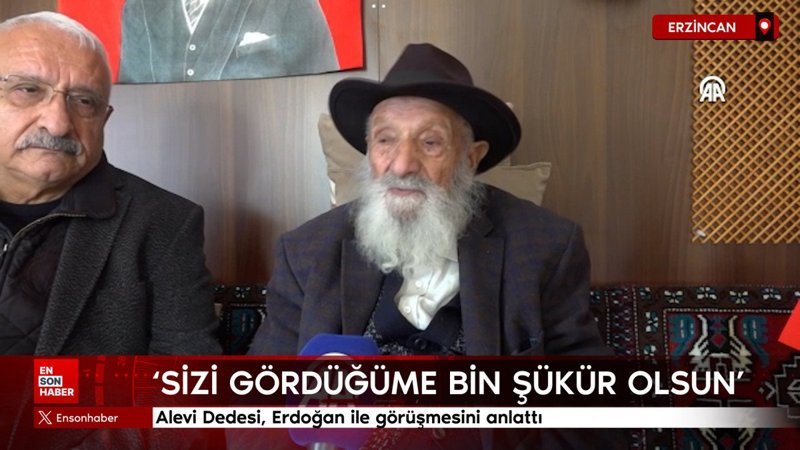 Alevi Dedesi, Erdoğan ile görüşmesini anlattı 1 alevi dedesi erdogan ile gorusmesini anlatti y3l8SPJv