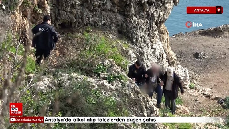 Antalya'da alkol alıp falezlerden düşen şahıs 1 antalyada alkol alip falezlerden dusen sahis rvSYeIyF