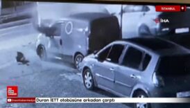 atasehirde duran iett otobusune arkadan carpti MaaCN7yh