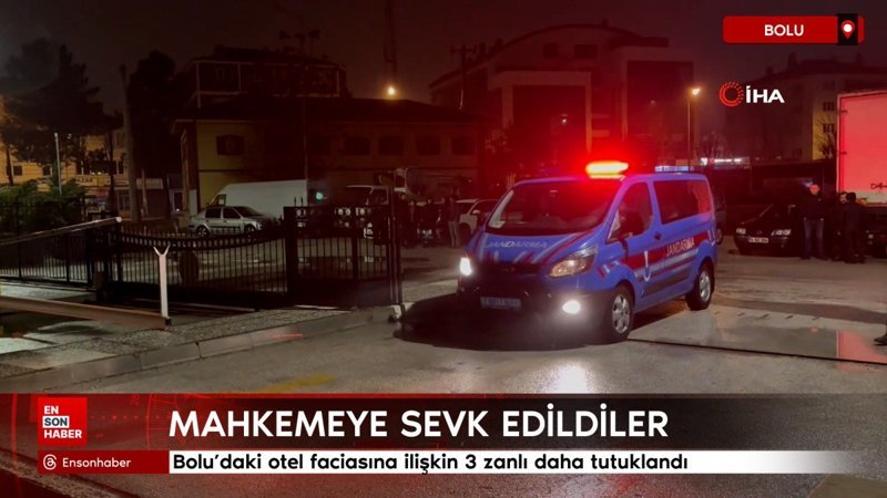 Bolu'daki otel faciasına ilişkin 3 zanlı daha tutuklandı 1 boludaki otel faciasina iliskin 3 zanli daha tutuklandi PJUhChDk