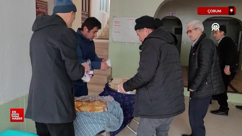 Çorum'da 3 asırlık gelenek: İlk namaz çöreği 1 corumda 3 asirlik gelenek ilk namaz coregi kOEdECl5