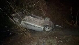 duzcede takla atan aractan sapasaglam cikti tklvneYm