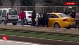 gaziantepte taksiciye aracinda meydan dayagi 8H1anOMY