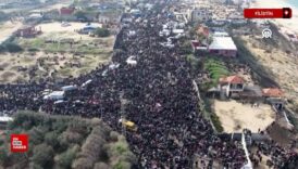 gazzenin kuzeyine donmek isteyen filistinliler bekleyislerini surduruyor VhLwKq2f