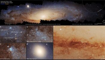 hubble andromedanin 25 milyar piksellik goruntusunu olusturdu HB2X54WU