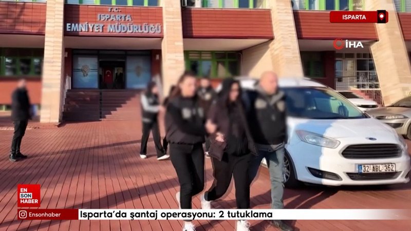 Isparta’da şantaj operasyonu 1 ispartada santaj operasyonu S7Ik3Dsb