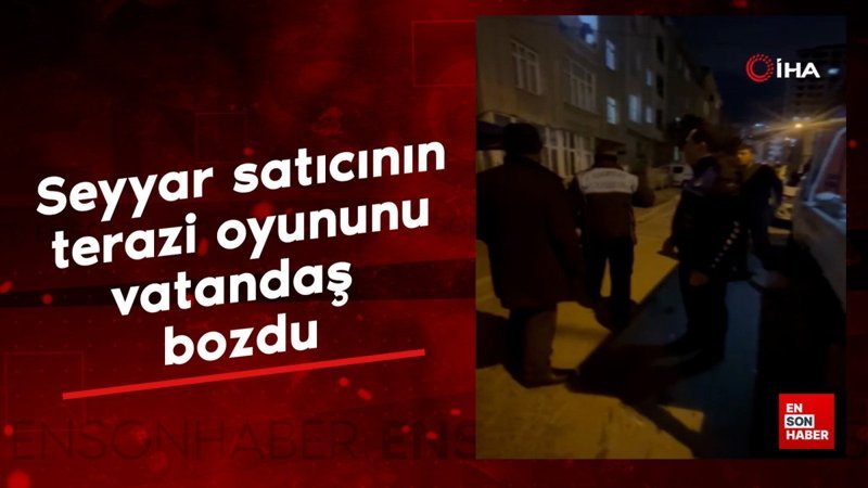 istanbulda seyyar saticinin terazi kurnazligini vatandas bozdu 45N7lFbs