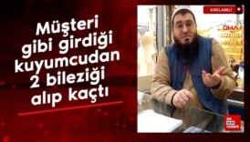kirklarelide musteri gibi girdigi kuyumcudan 2 bilezigi alip kacan supheli tutuklandi stmJkDeH