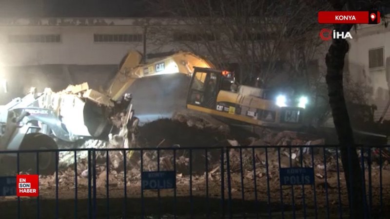 Konya'da çöken binada enkaz kaldırma işlemi tamamlandı 1 konyada coken binada enkaz kaldirma islemi tamamlandi Lq9RmQIp