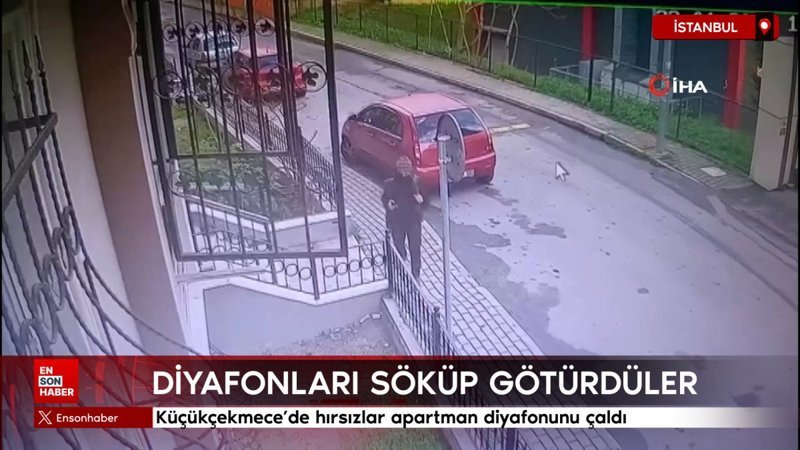 Küçükçekmece'de hırsızlar apartman diyafonunu çaldılar 1 kucukcekmecede hirsizlar apartman diyafonunu caldilar Dd4jHa3m