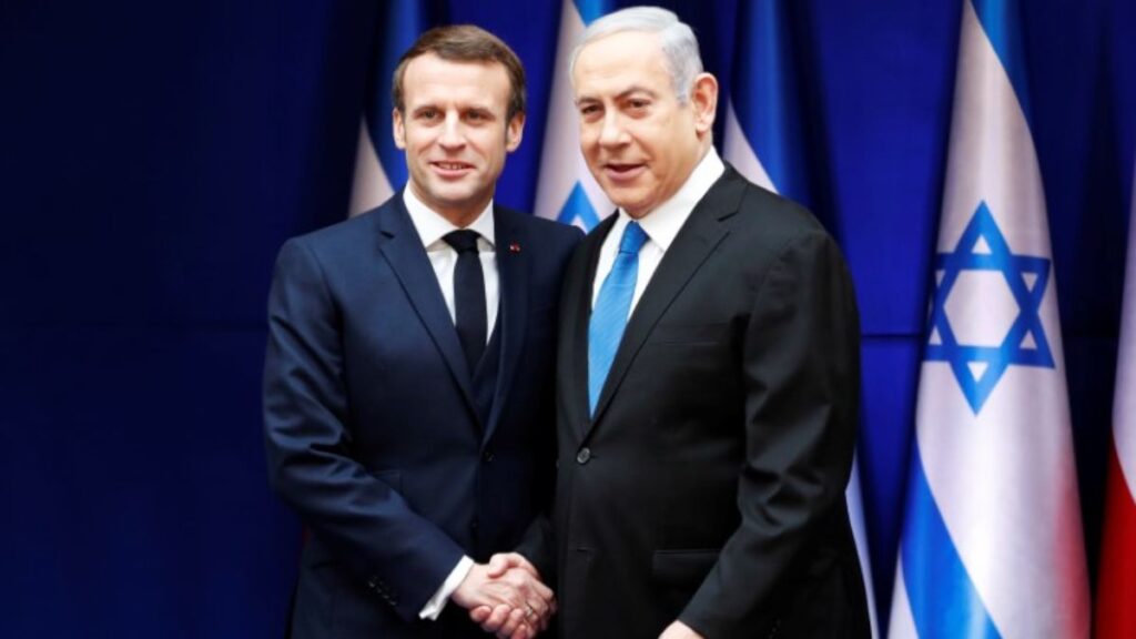 netanyahu ile macron lubnan ve gazzedeki ateskesi gorustu WjvmKQAH