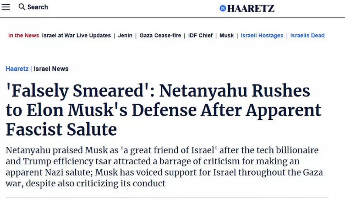 netanyahudan yaptigi el hareketiyle tepki ceken elon muska destek 1 Y83i4sL1