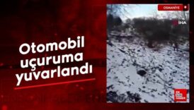 osmaniyede otomobil ucuruma yuvarlandi sZrWDrd5