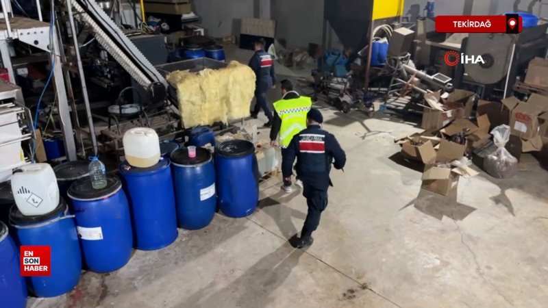 Tekirdağ'da 25 ton sahte deterjan ele geçirildi 1 tekirdagda 25 ton sahte deterjan ele gecirildi PZRn8HyB