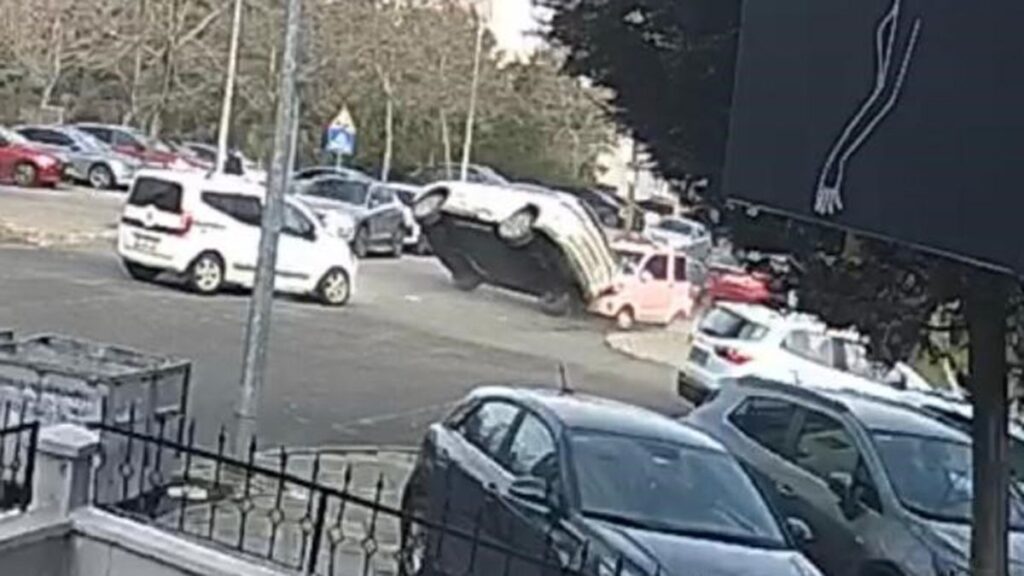 tekirdagda kazaya karisan cipin takla attigi anlar kamerada t33V8JCa