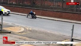 ingilterede tekerlekli sandalyeyle polisten kacmaya calisti sgJPQ4y6