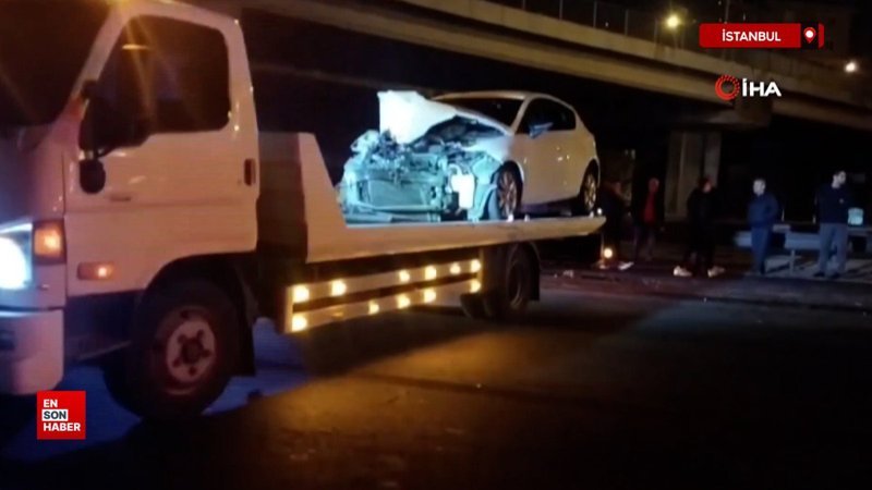 İstanbul'da otomobil yolcu otobüsüne çarptı 1 istanbulda otomobil yolcu otobusune carpti 7w8T2CdD