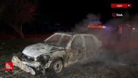 usakta yanan otomobilde feci sekilde can verdi MN4bz3e6